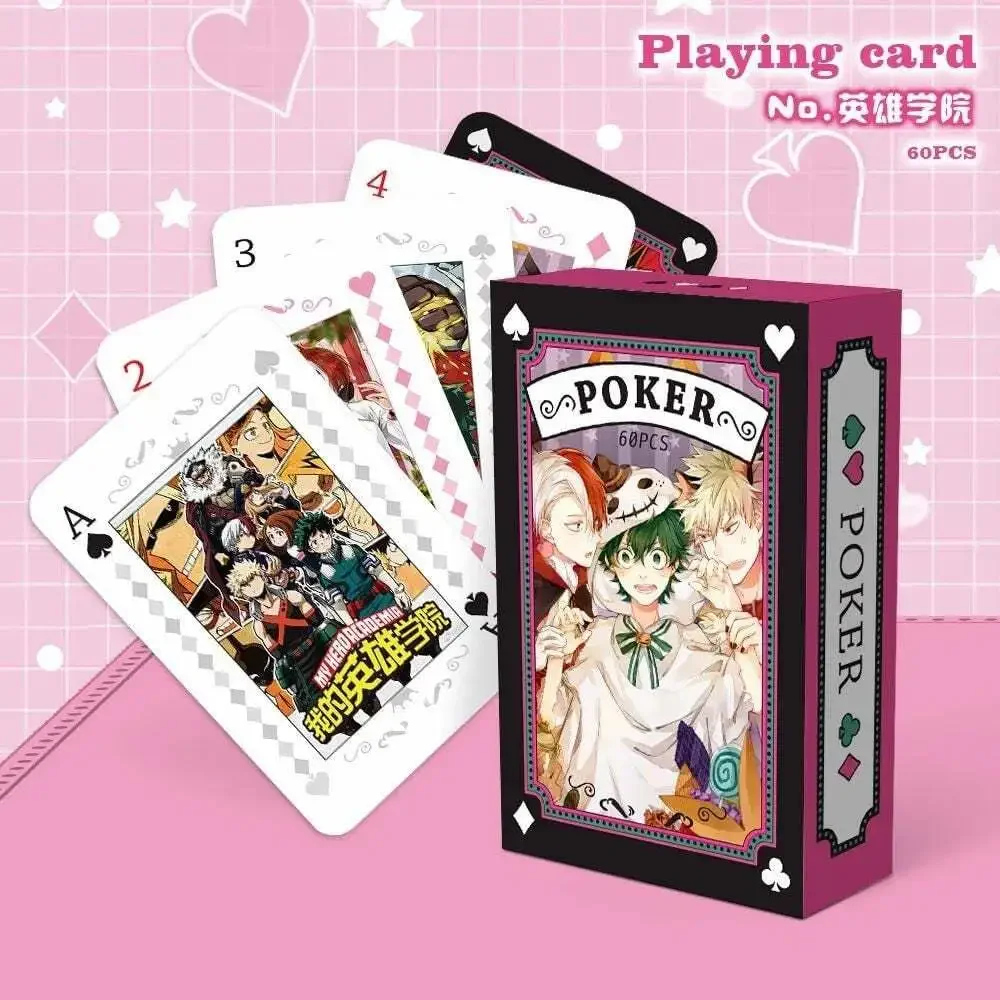 Us seller Anime Jujutsu Kaisen Haikyuu Cosplay Board Game Cards Genshin Impact H